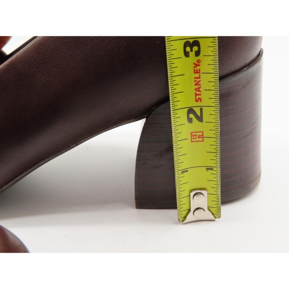 Sofft Shoes Womens Size 8 Brown Leather Loafer Block Heel Horsebit Comfort - Picture 11 of 11